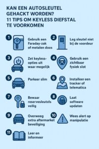 Autosleutek hack beveiliging - infographic - Tech-hack
