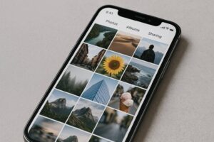 Foto-viewer app, smartphone, android, iPhone, app, foto, photo, viewer, collectie