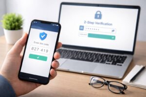 tweestapsverificatie, 2FA, beveiliging, wachtwoord, veiligheid, online, safety - Tech-hack